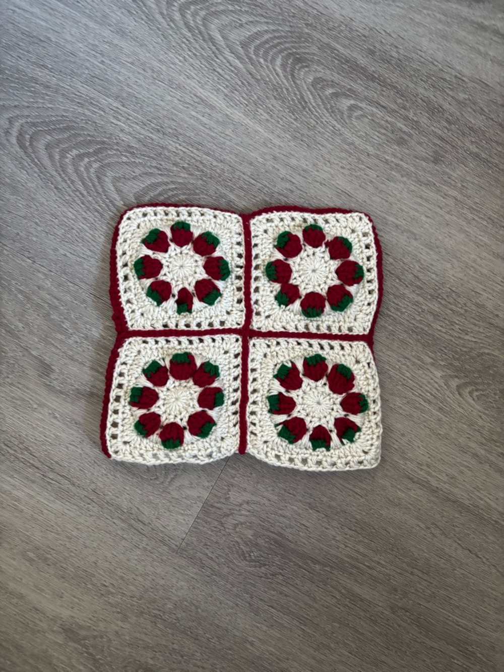 Crochet Strawberry Hat